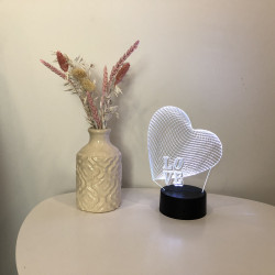 LED lamp - love heart