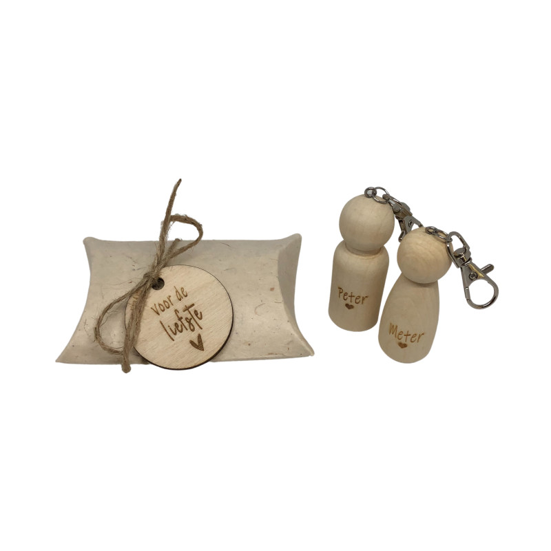 copy of Sleutelhanger hartje - beige