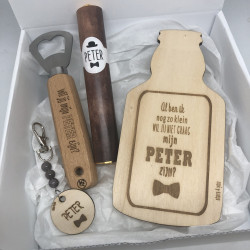 Geschenkbox bierfles - Peter