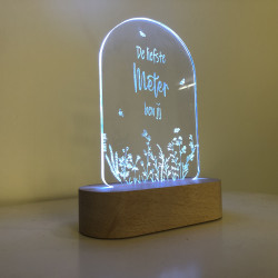 LED lamp - liefste Meter - bloemen