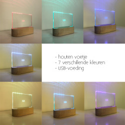 LED lamp - liefste Meter - superheldin