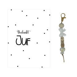 Sleutelhanger JUF |cactus|groen