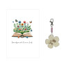 Sleutelhanger JUF | bloemen