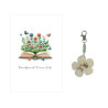 Sleutelhanger JUF | bloemen