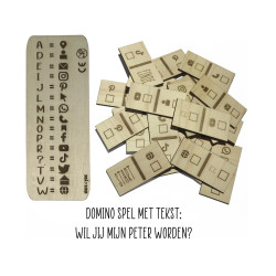 Domino spel "Wil jij mijn...