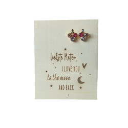 Hoepel 19cm "Liefste Meter" - zwart