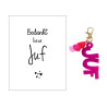 Sleutelhanger JUF |hartjes