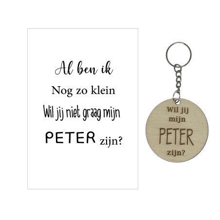 Sleutelhanger Peter al ben ik