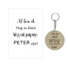 Sleutelhanger Peter al ben ik