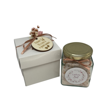 Cadeaudoosje badzout Juf