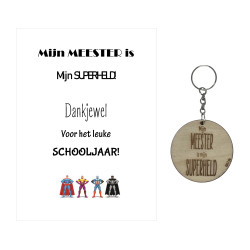 Sleutelhanger MEESTER | superheld