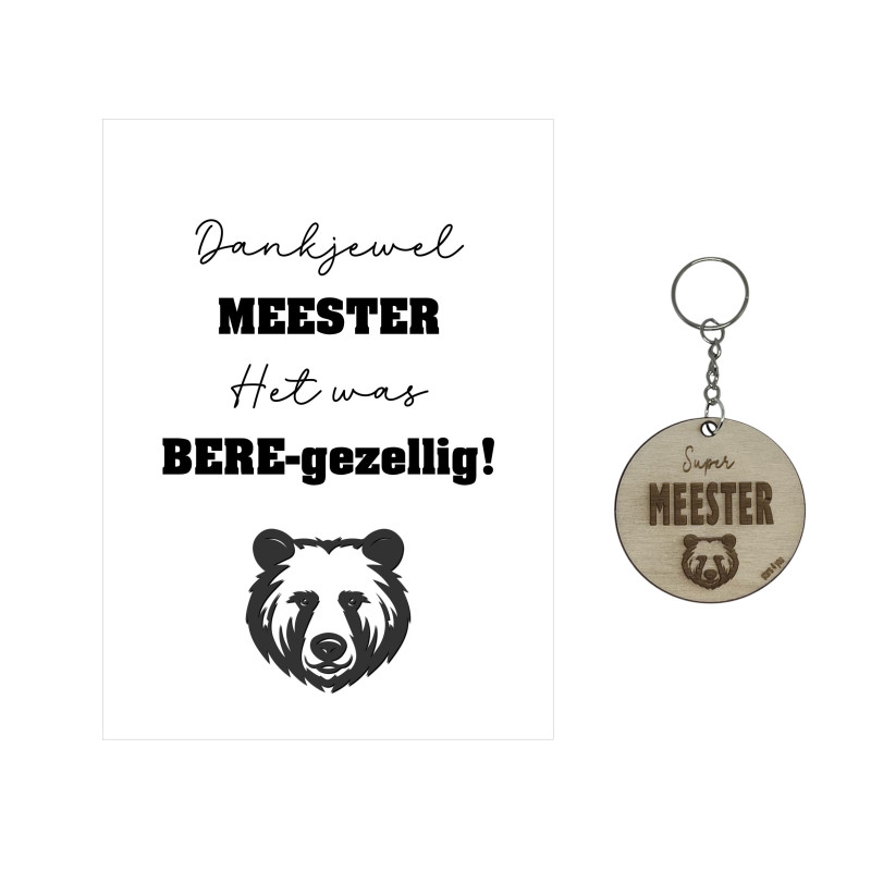 copy of Sleutelhanger JUF | zeester | blauw