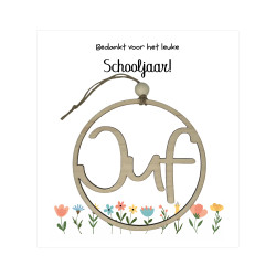 houten hanger JUF