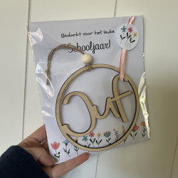 houten hanger JUF