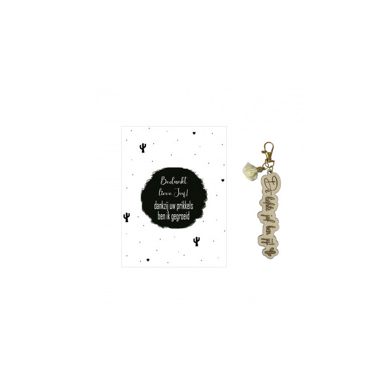 Sleutelhanger JUF | cactus