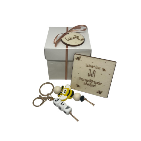 Sleutelhanger juf | appel