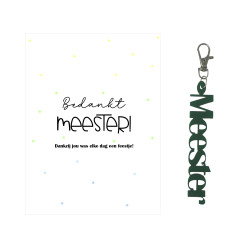 Sleutelhanger MEESTER plexi