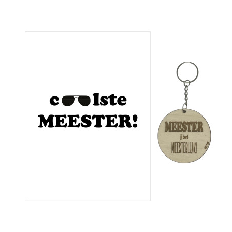 Sleutelhanger meester - meesterlijk