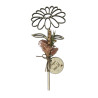 Houten bloem JUF