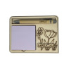 Post-it houder juf