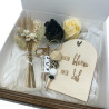 Geschenkbox Juf leopard