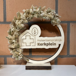 Hoepel met droogbloemen