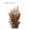 Geschenkbox vaasje droogbloemen