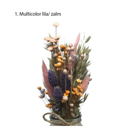 Geschenkbox vaasje droogbloemen