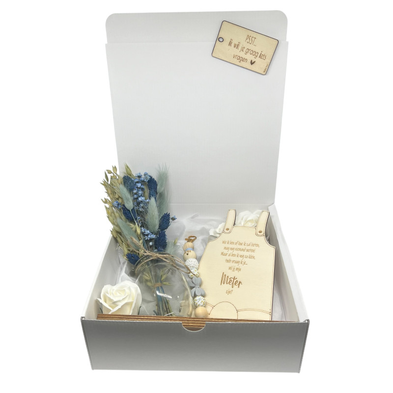 Geschenkbox vaasje - romper jongen