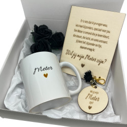 Geschenkbox mok - meter vragen